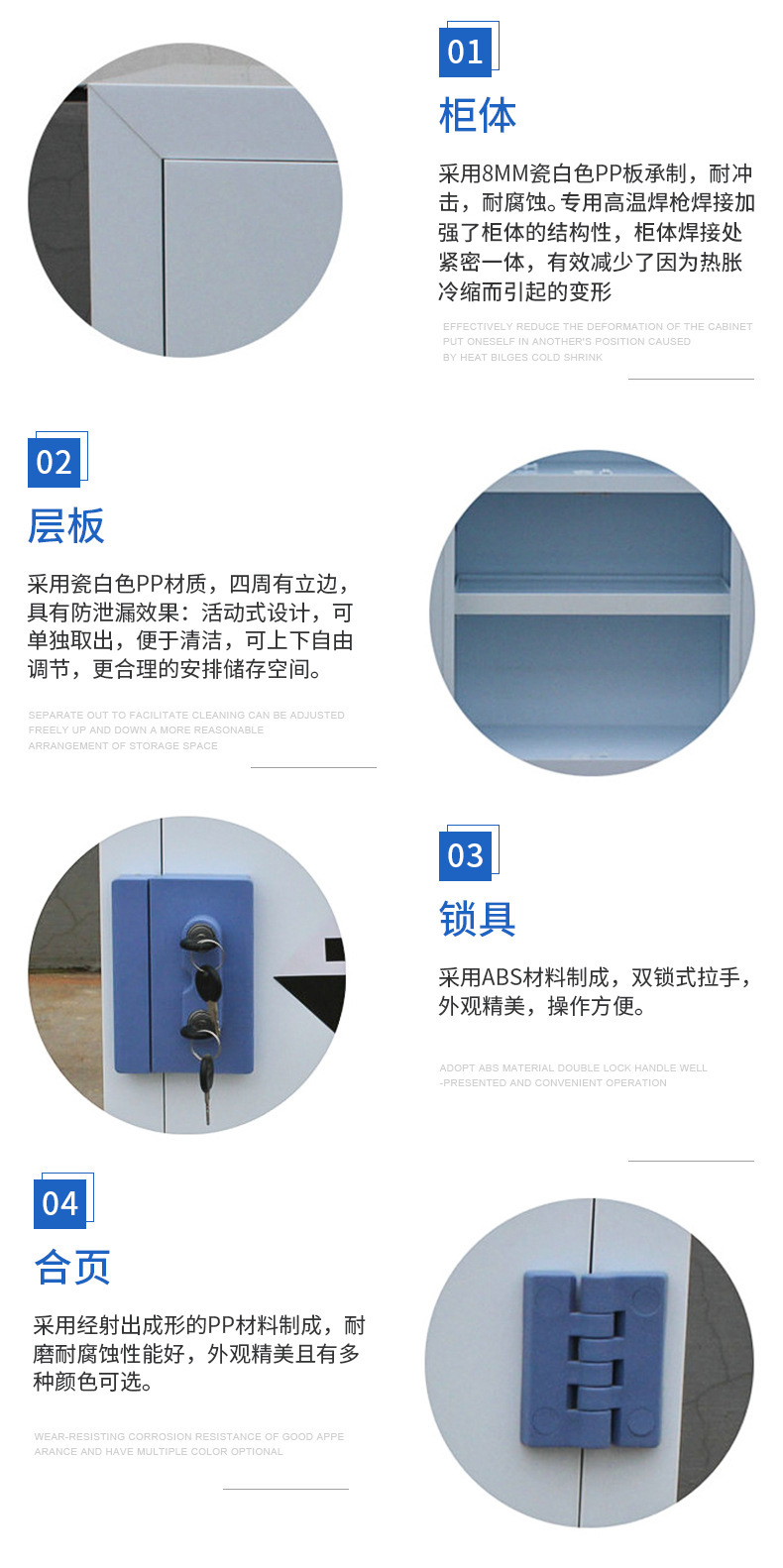 全木药品柜细节
